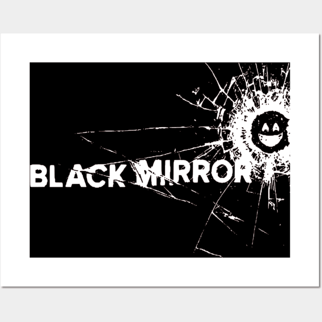 Black Mirror Broken Smile Wall Art by OtakuPapercraft